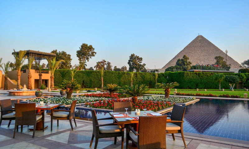 The Mena House resort in Cairo