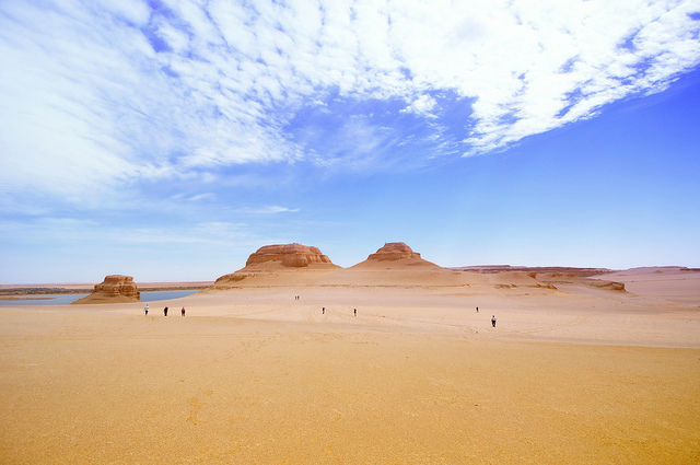 An image showcasing Village of Tunis located in the oasis of Fayoum