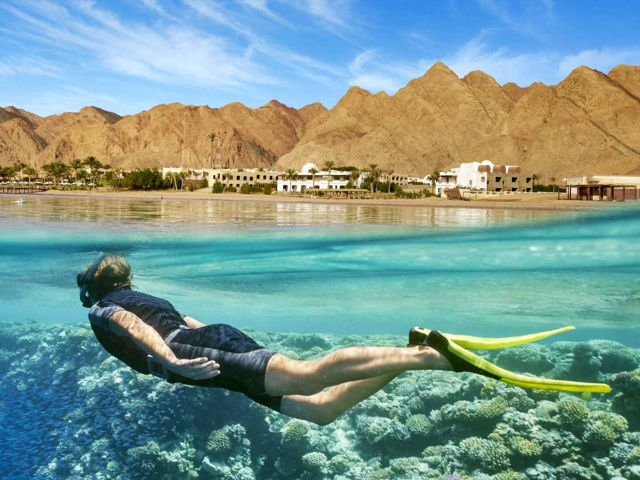 An image showcasing Giftun Island in Hurghada